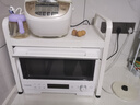 京东京造 微波炉置物架可伸缩架烤箱台面收纳架厨房烹饪器具[双层白色] 实拍图