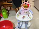 雅亲婴儿洗澡坐椅宝宝座椅浴盆坐凳洗浴学坐神器新生儿童防滑浴凳 绑带款全包围加高餐椅【餐盘+护栏+万向轮+安全绑带】 实拍图