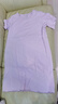 顶瓜瓜顶呱呱睡裙女纯棉春夏舒适短袖可外穿睡衣家居服女西梅紫160 实拍图