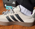 adidas「T头鞋」BARREDA板鞋德训鞋男女阿迪达斯轻运动   灰色/黑色/树脂黄   38 实拍图