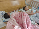 富安娜床上四件套 欧式提花 纯棉床单被套枕套双人加大230*229cm粉 实拍图