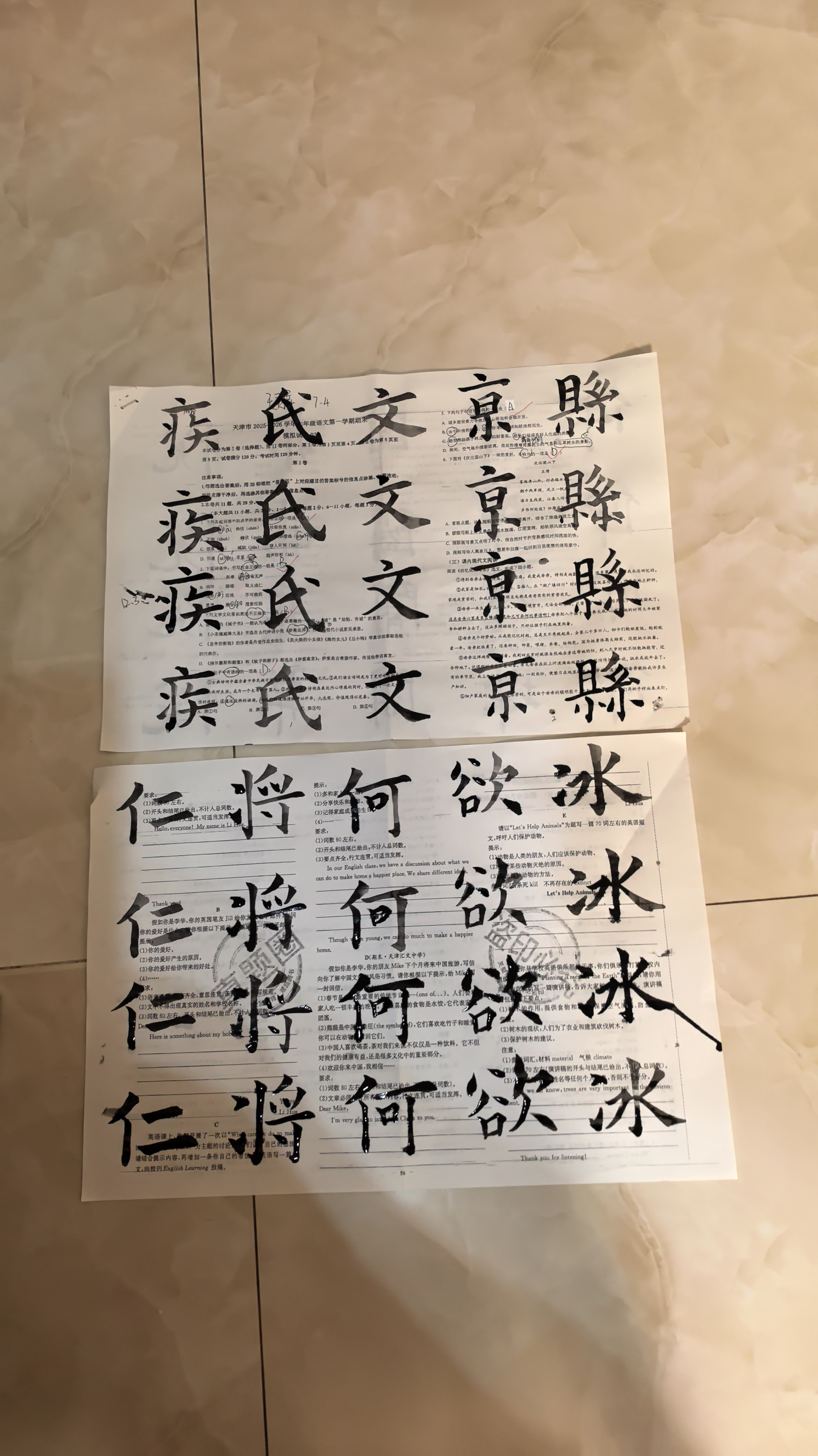 善琏湖笔鸿雁毛笔专业级兼毫初学者练字中楷中号文房四宝书法笔国画湖州湖笔白云字帖套装书法专用 鸿雁兼毫中【单支】 实拍图