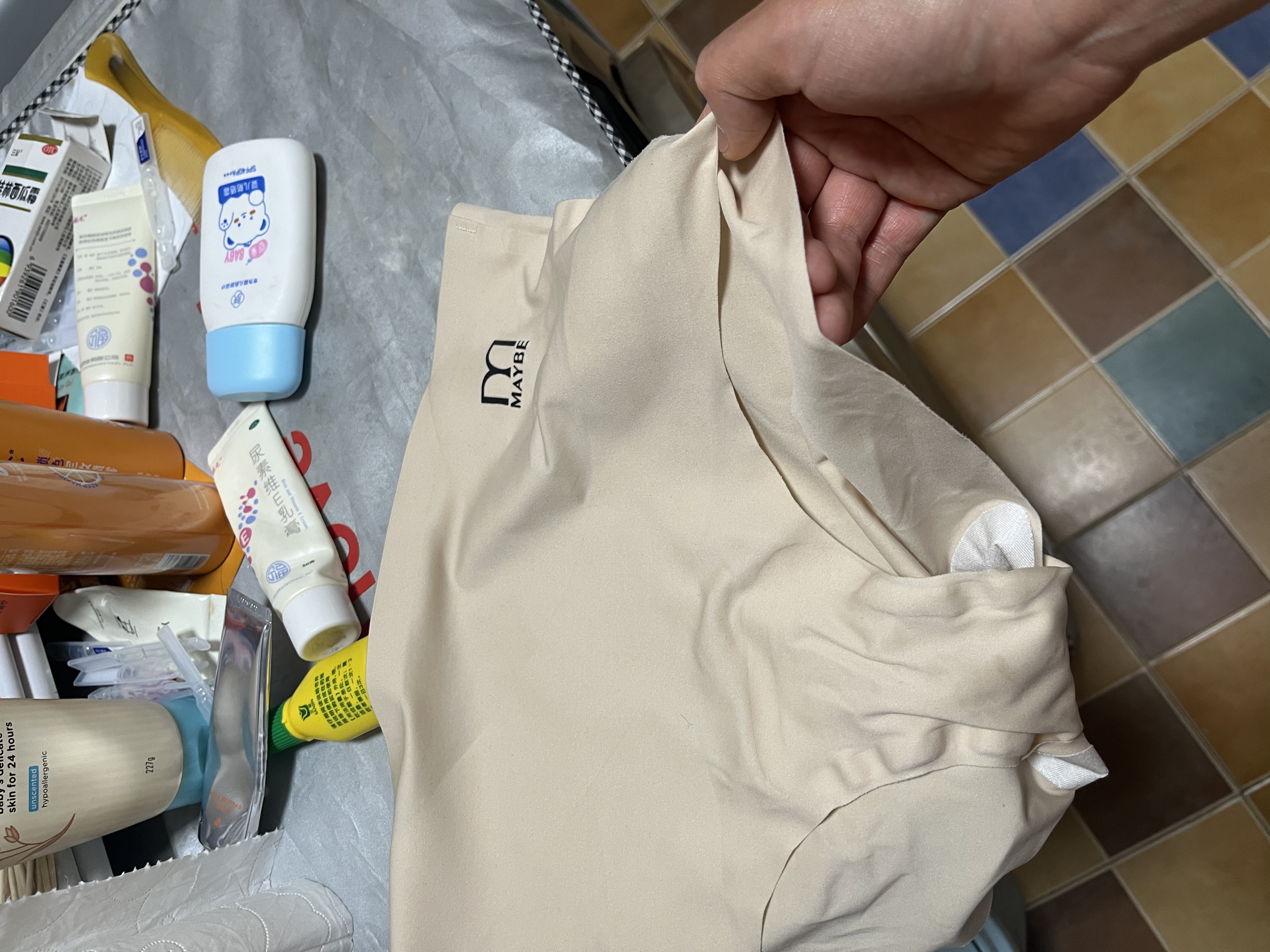 婷美（GRACEWELL）高腰无痕收腹内裤女产后修复桑蚕丝抗菌裆强力收小肚子束腰提臀裤 实拍图