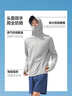 蕉下（beneunder）冰丝防晒衣服男外套防紫外线凉感透气户外钓鱼AL106深蓝灰XL 实拍图