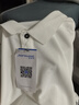 真维斯（Jeanswest）冰丝速干polo衫短袖男夏季翻领t恤商务通勤体恤休闲百搭透气上衣 白色(纯色) 抑菌透气 XL (180) (不易起球不掉色) 实拍图