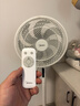 美的（Midea）【飓风节能】七叶柔风立式电风扇/家用轻音落地扇/台式小型风扇/大风力遥控定时摇头风扇 SAH35BSJ 实拍图