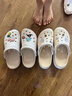 卡骆驰（CROCS）贝雅云彩女士洞洞鞋休闲鞋|208186 冬日白-11S   37 /38(240mm) 实拍图