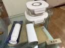 家の物语（KATEI STORY）日本电动抽真空保鲜盒密封冰箱收纳盒食品级玻璃饭盒微波炉便当盒 米白盖1480ml10件套（A套餐） 实拍图