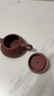 京东京造宜兴紫砂壶手工茶壶【原矿紫泥】煮泡茶具文人石瓢壶100ml礼盒装 实拍图