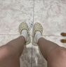 卡骆驰（CROCS）檀健次同款经典洞洞鞋轻便百搭女沙滩鞋包头拖鞋男鞋|10001 骨白色-2Y2(含智必星) 37 /38(230mm) 实拍图