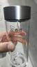 希诺（heenoor）玻璃杯单层加厚大容量泡茶杯男士户外运动耐热水杯便携车载水杯子 小熊盖280ml-升级新品【无滤网】 新品 实拍图