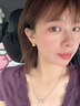 古婷简约磨砂素圈耳环轻奢小众设计高级感气质耳饰女2026新款潮耳圈 磨砂金色耳扣 实拍图