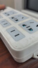 得力（deli）3C认证国标安全插座 插线板/插排/排插/插板/接线板/拖线板延长线 总控开关 4位1.8米 33919(1.8) 实拍图