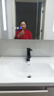 欧帝奴（OUDINU）智能浴室柜 卫生间奶油风陶瓷一体盆洗手洗脸盆柜卫浴洗漱台 组合 智能镜柜-陶瓷盆带配件 80cm 实拍图
