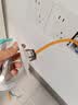 山泽超六类网络模块万兆 非屏蔽180度免打模块CAT6A 网线模块插座面板加厚镀金直通头 WAN-18 实拍图