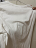 蕉下（beneunder）白t恤女短袖正肩打底衫棉吸汗春装内搭高档百搭CT005橡灰米L 实拍图