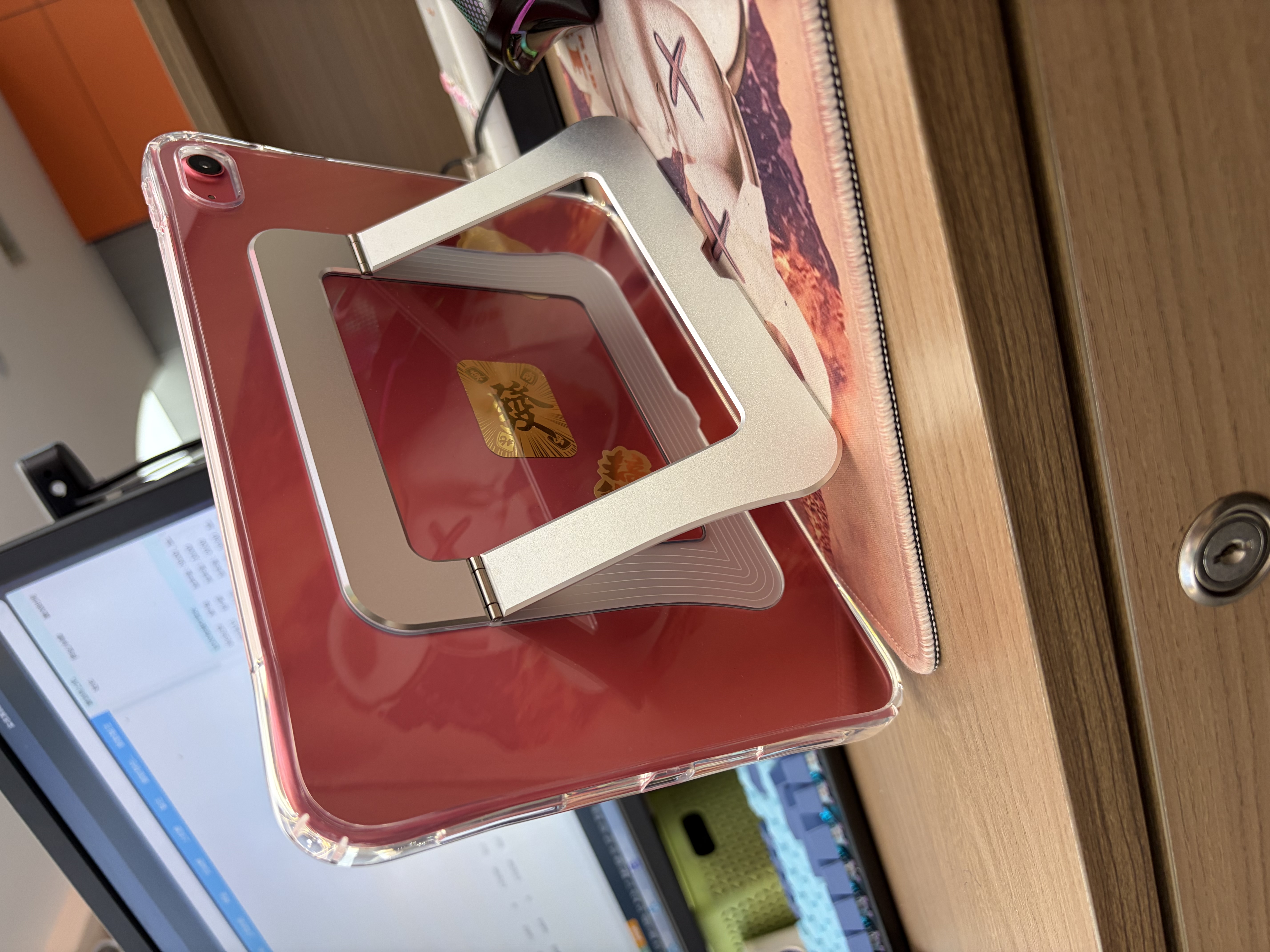 崇尚美iPad支点壳适用ipad11/10代支架一体2026年iPadAir11英寸无笔槽pro11拜耳料抗污Air4/5横竖可支撑 气囊支点【银色】2.5加厚防弯防摔 iPad12/11/10代(1 实拍图