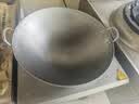 云中厨商用凹面电磁炉专用锅酒店炒菜锅双耳不锈钢40cm50cm电磁灶铁锅 适用于40微晶玻璃 双耳铁锅 50cm 实拍图