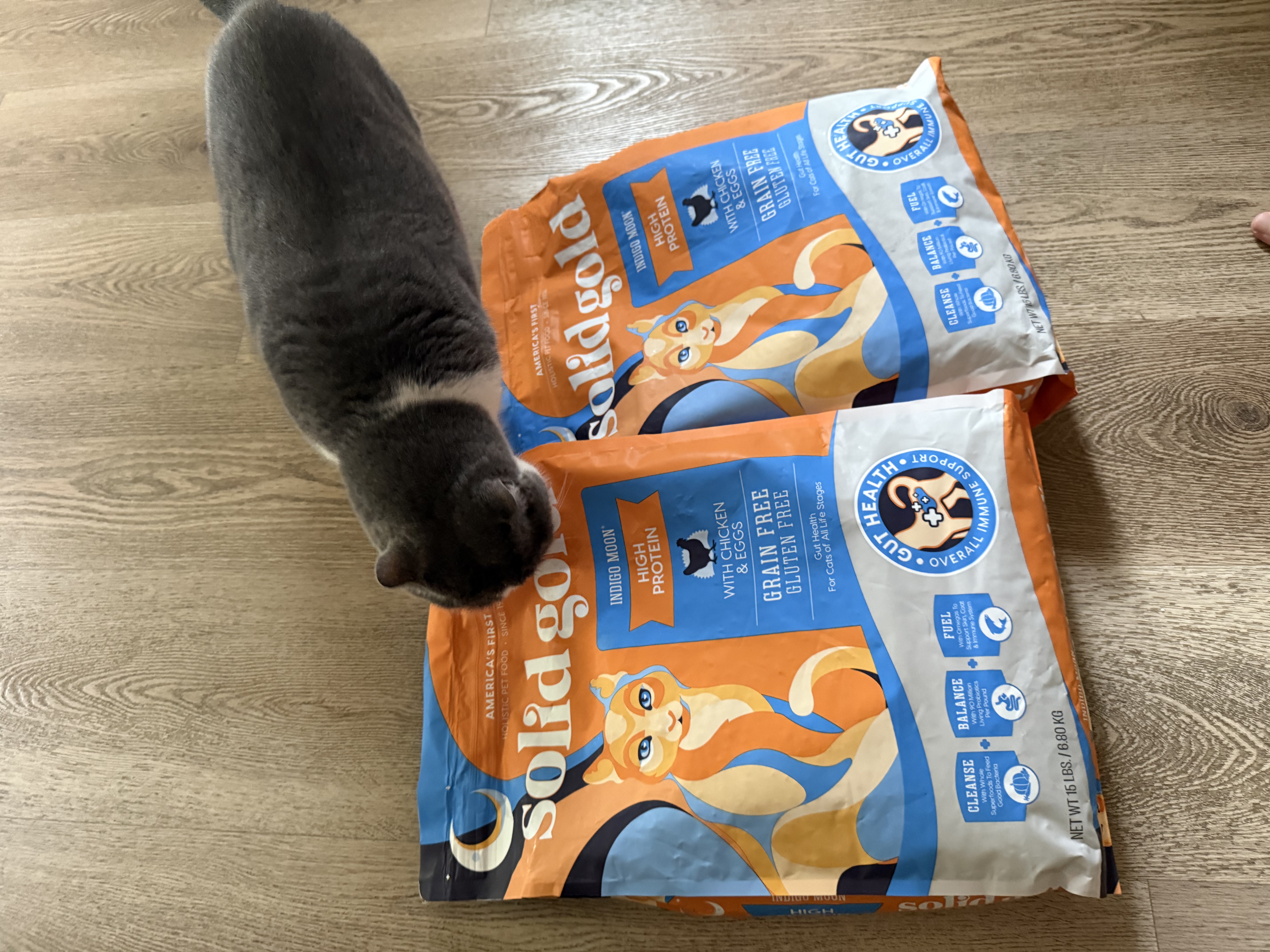 素力高（SolidGold）猫粮金素鸡 成猫幼猫进口高蛋白15磅/6.8kg*2 实拍图