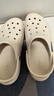 卡骆驰（CROCS）贝雅云彩女士洞洞鞋休闲鞋|208186 冬日白-11S   36 /37(230mm) 实拍图