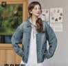 森马（Semir）牛仔外套女中长款落肩宽松夹克2025春秋棉质通勤109125108014 实拍图