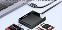 绿联USB3.0高速多功能合一CF读卡器 支持CF/MS/SD/TF卡相机单反无人机行车记录仪监控内存卡手机存储卡 实拍图
