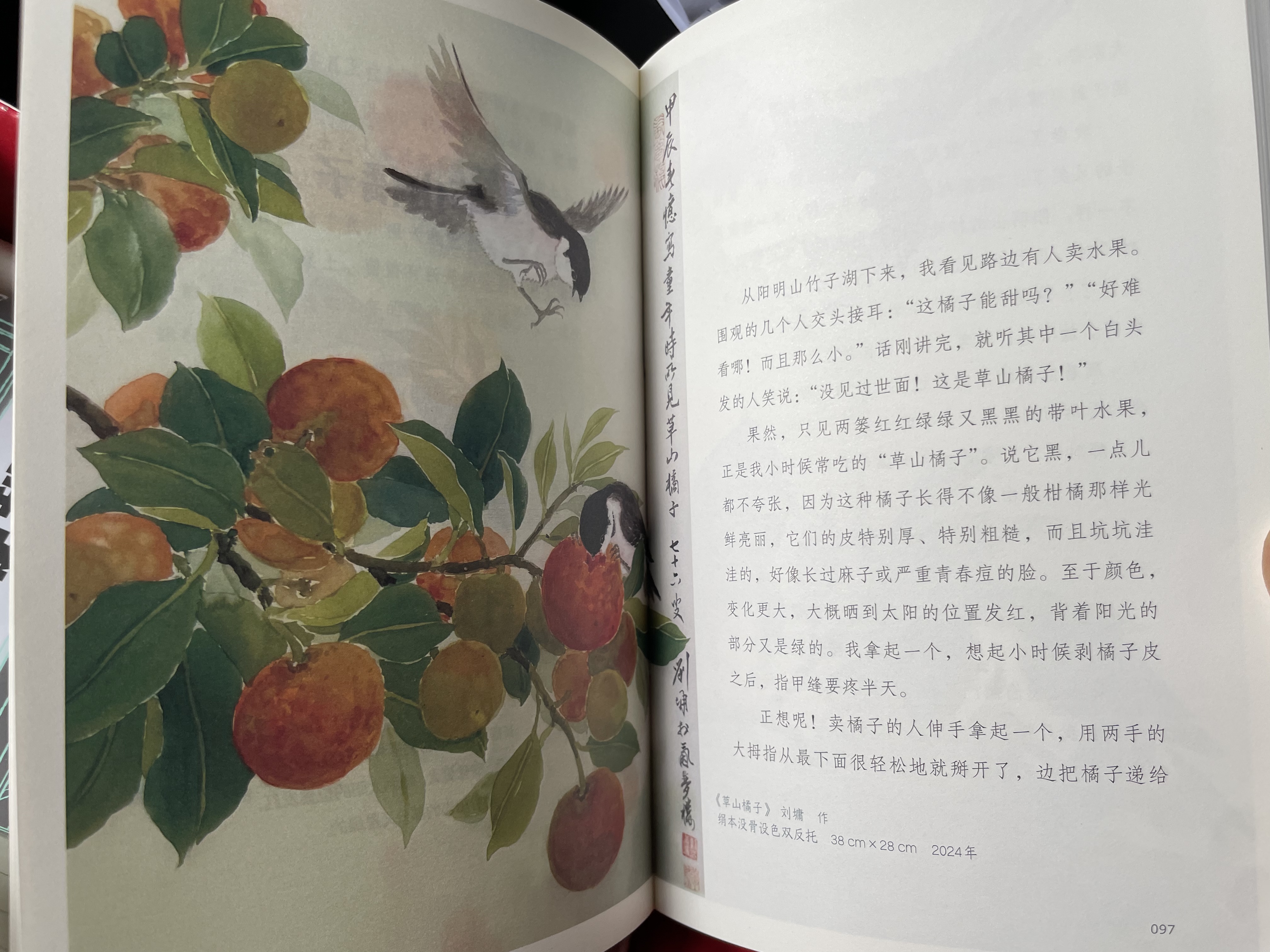 【限量版亲签礼盒】刘墉书画散文集 人生总有花开时 （内含刘墉亲签+限量编号藏书票+定制书画折扇+精美印花护书袋+涂色书签2张） 实拍图