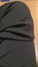 皮尔卡丹（pierre cardin）轻奢冰丝运动休闲裤男士夏季薄款宽松高弹直筒垂感抗皱中年裤子男 浅军色 5XL 实拍图