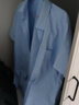 凡客诚品衬衫男商务易打理纯色西服正装衬衣男士白衬衫 短-蓝斜纹 44 卡码建议拍大一码 实拍图