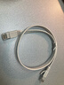 绿联六类网线 扁平千兆网络宽带线 CAT6类家用电脑路由器隐藏走线 8芯双绞成品跳线 0.5米 白色25003 实拍图