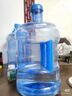 拜杰纯净水桶 食品级PC矿泉水桶透明手提式水桶茶水桶 大容量水桶黑盖7.5L 实拍图