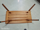 竹庭（zhuting）楠竹客厅茶几日式休闲桌小户型实木矮桌功夫茶桌现代简约客厅家用 茶色双层茶几100cm*50cm*50cm 实拍图