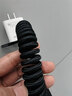 绿联车载弹簧伸缩充电线PD100W双头Type-C数据线CarPlay适用华为荣耀超级快充小米苹果17/16/15平板 实拍图