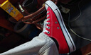 匡威（Converse）All Star夏季经典帆布男女低帮休闲运动鞋黑色1Z635 101007/红色 36.5 实拍图