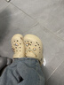 卡骆驰（CROCS）贝雅云彩女士洞洞鞋休闲鞋|208186 冬日白-11S    39 (250mm) 实拍图
