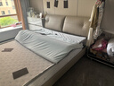 喜临门皮艺双人床主卧真皮大床复古风卧室婚床家具缓缓pro 云雾米+白骑士0胶床垫 1.8*2米 实拍图