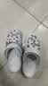 卡骆驰（CROCS）【预售】白鹿同款经典云朵洞洞鞋时尚百搭女鞋花园鞋|206750 月光灰-1NK(含智必星) 39 (250mm) 实拍图