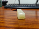 传印人《锤纹》桌面摆件玉石檀木不规则长条手把件简约雅致新年高档礼物 《锤纹》玉石手把件款式1，赠：玉石鉴定证书 实拍图