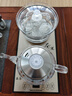 益茶福全自动上水电热水壶底部上水嵌入式茶台功夫茶烧水壶饮水烧水一体机抽水玻璃煮茶壶保温泡茶壶 1L SQ-008金色玻璃套装 实拍图