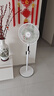 美的（Midea）【幸运草安睡1S】一级能效直流变频声控电风扇家用遥控卧室静音落地扇台式桌面抗菌大风力转页扇 实拍图