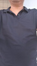 京东京造夏季运动短袖男士t恤polo衫男跑步健身户外速干衣服 黑色红点款 L 实拍图