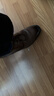 百丽通勤商务正装皮鞋男父亲节礼物真皮鞋A0917 棕色-内增高5.5cm 39 实拍图