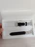 MSSM适用苹果手表表带Apple watch S12金属链条真皮iwatch s11/10/9/SE3表带女款腕带【黑色】38-42mm 实拍图