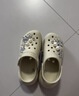 卡骆驰（CROCS）檀健次同款经典泡芙洞洞鞋百舒适男沙滩鞋女鞋休闲鞋|207521 骨白色-2Y2(含智必星) 35 (210mm) 实拍图