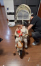 凤凰（Phoenix）儿童三轮车脚踏车可手推宝宝三轮车儿童三轮车可推可骑儿童车三轮 大眼猫丨钛空轮+顶棚+小推把 实拍图