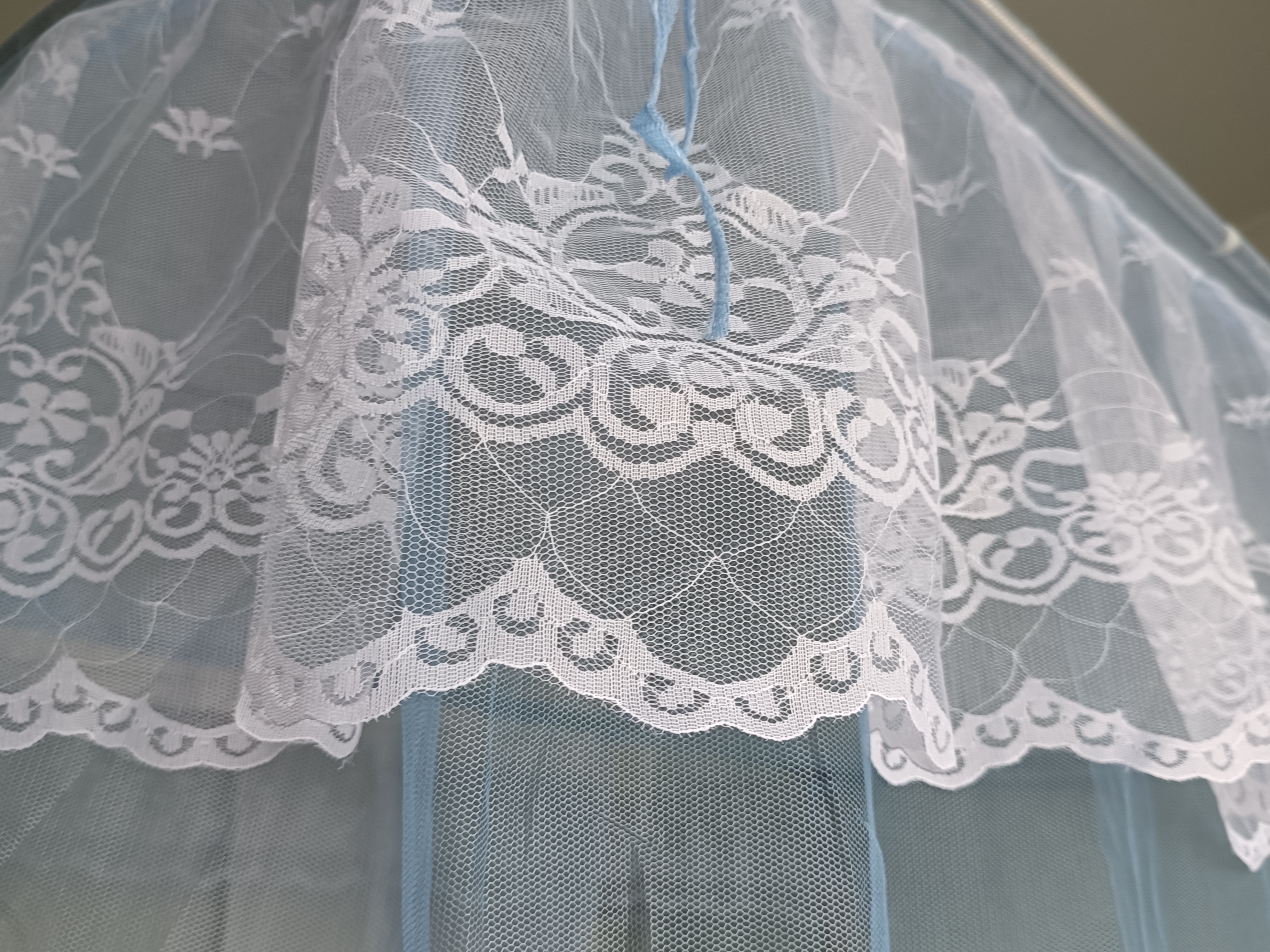 西漢（XIHAN）A类家用 U型伸缩宫廷蚊帐 三开门1.5米床【铝合金支架 加密网眼】 实拍图