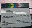 早行客 电影场记板 导演打板开拍板磁铁打板30*24cm彩色条纹中英文白色底板场景板打板器标记板 送水性笔 实拍图