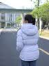 波司登冬羽绒服女士修身短款休闲加厚脱卸帽立领休闲百搭外套 实拍图