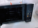 美的（Midea）【价保618】微碳微波炉烤箱一体机900w微波1000w烧烤平板光波速热23L容量变频臻彩荧幕 （C32） 实拍图