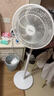 美的（Midea）【飓风节能】七叶柔风立式电风扇/家用轻音落地扇/台式小型风扇/大风力遥控定时摇头风扇 SAH35BSJ 实拍图